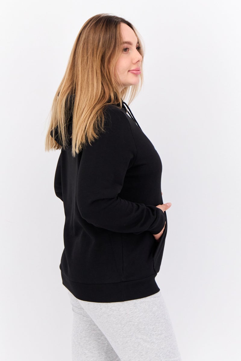 PUMA سويت شيرتات خارجية للنساء بتصميم عادي، أسود - Image 2